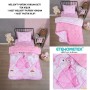 ETE HOMETEX TEK KİŞİLİK LÜX WELSOFT YORGAN SETİ PRENSES PEMBE 155X215CM 8696474231856